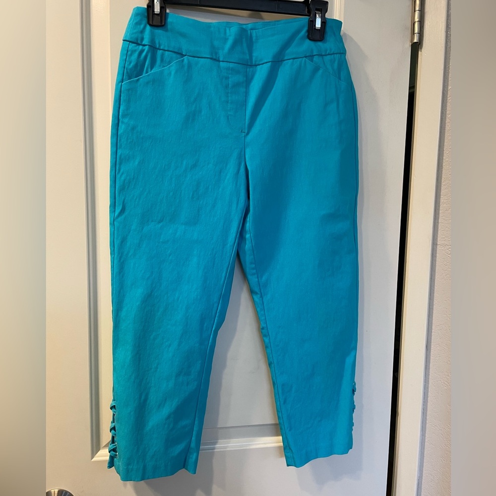 Tribal aqua capris